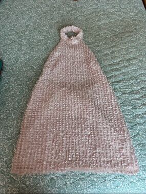 Women's Size Small S Shein Pink Halter Mini boucle Dress Powder Pink Romantic